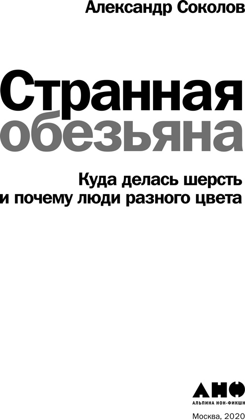 Странная обезьяна. Куда делась шерсть и почему люди разного цвета