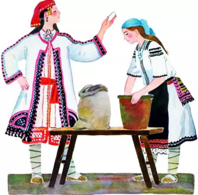 Мордовская сказка – Девушка-березка