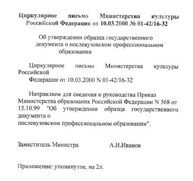 Этикет делового письма