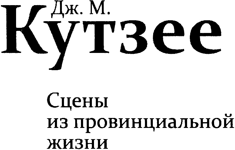Сцены из провинциальной жизни